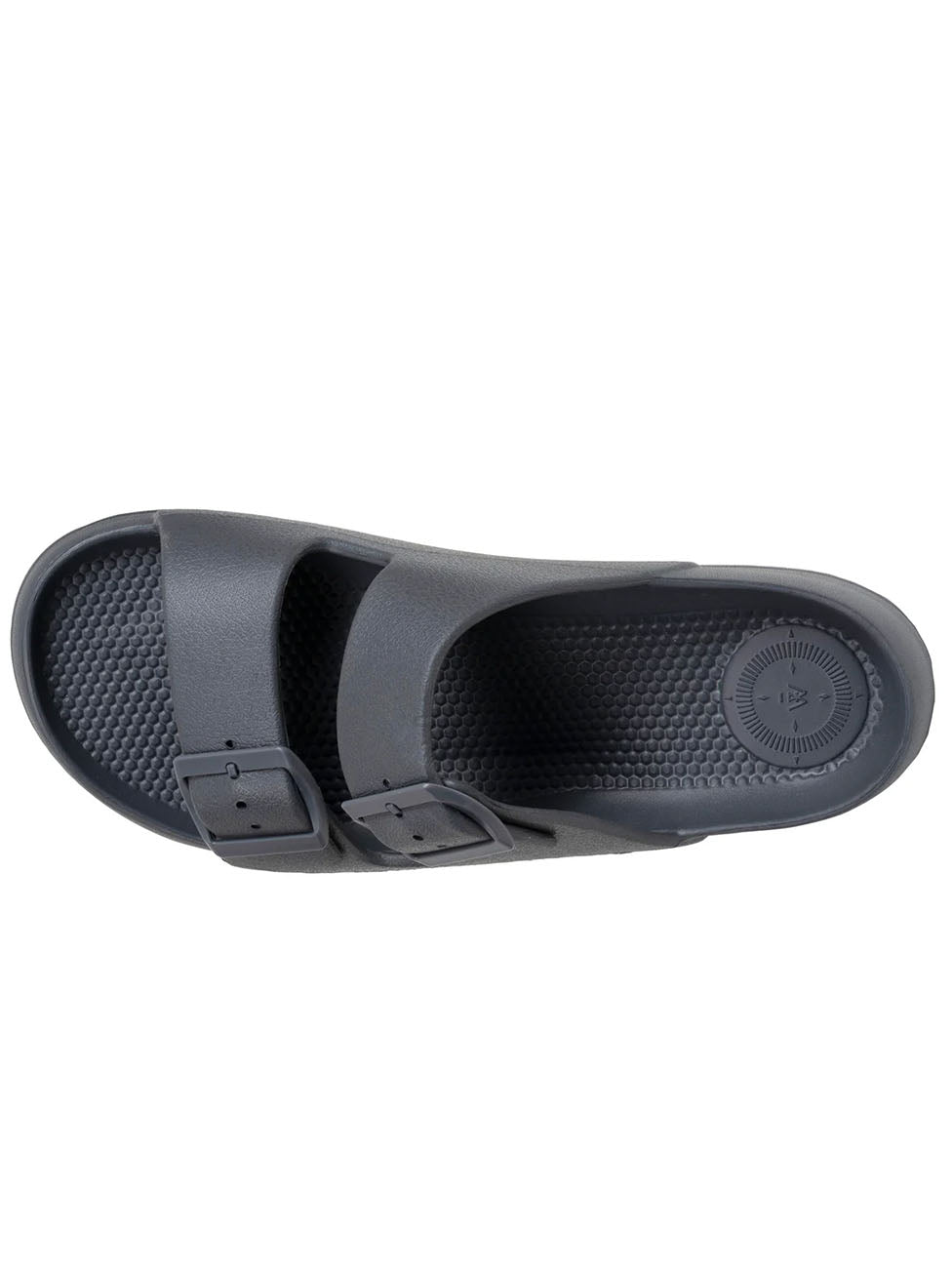 Isotoner Grey Adjustable Men's Slide Mules