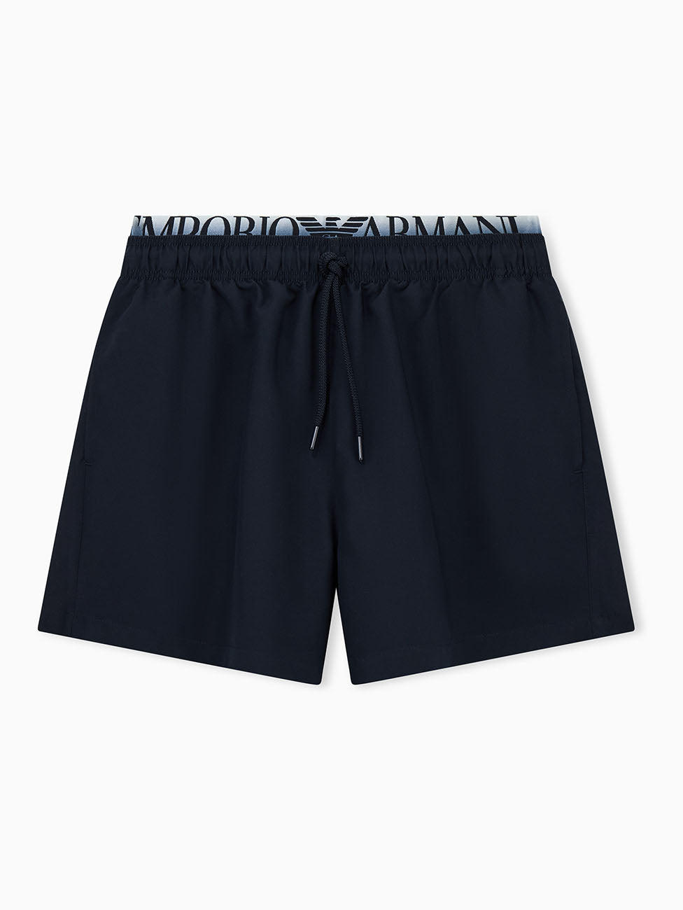 Emporio Armani Waistband Logo Beach Shorts