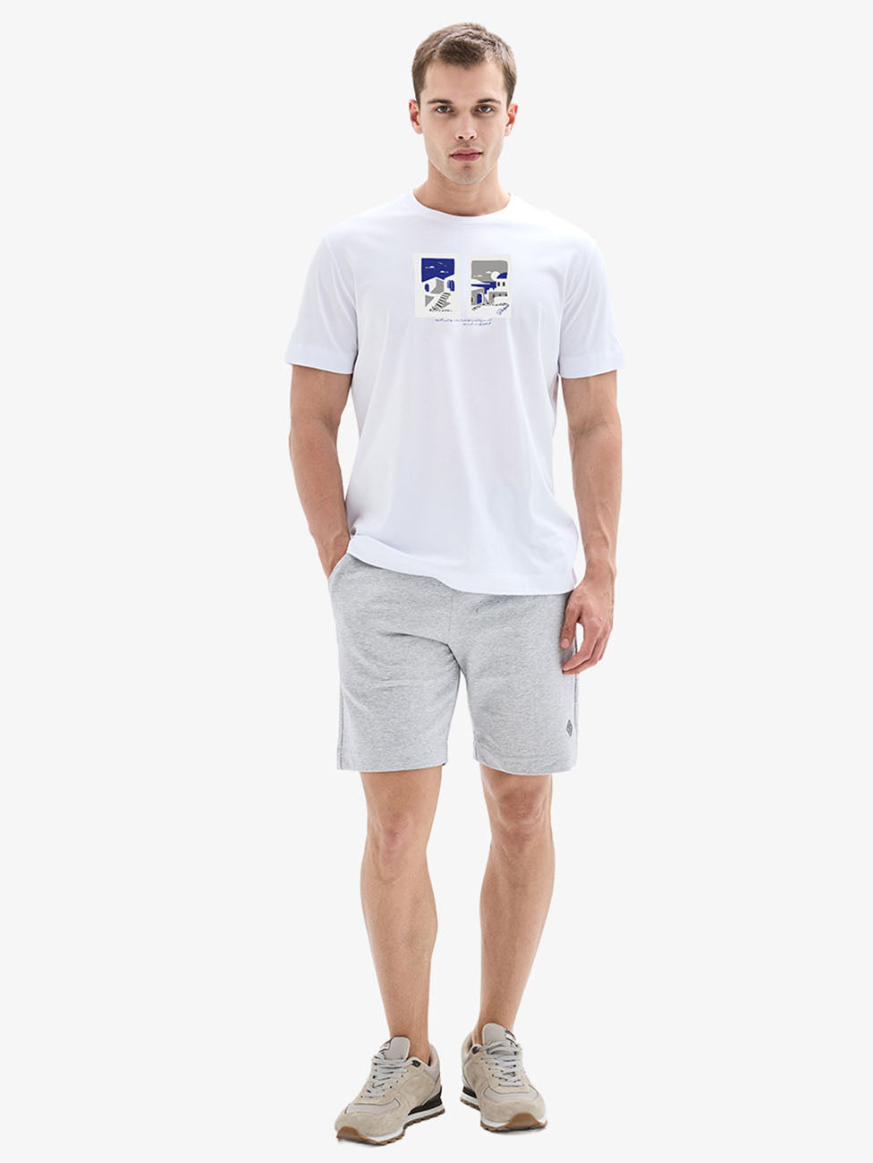 Blackspade Optic White Men's T-Shirt
