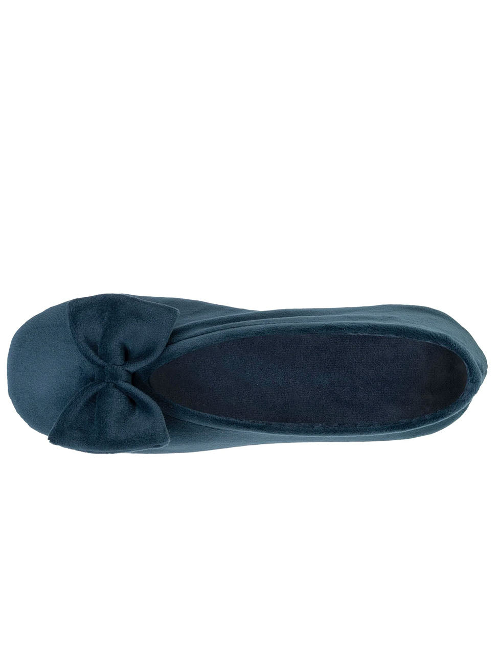 Isotoner Teal Blue Ballerina Slippers