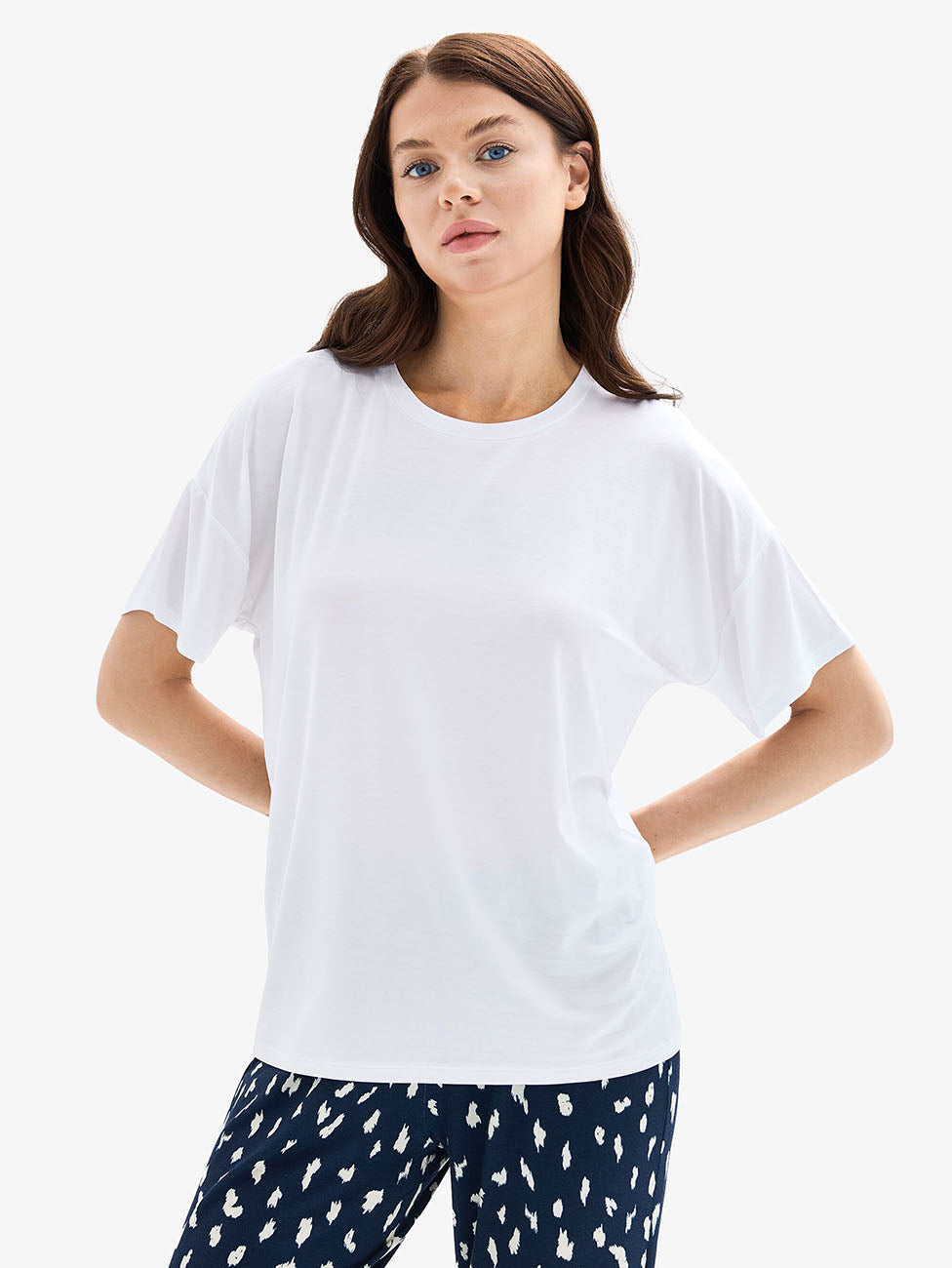 Blackspade White & Black Women's Pyjama