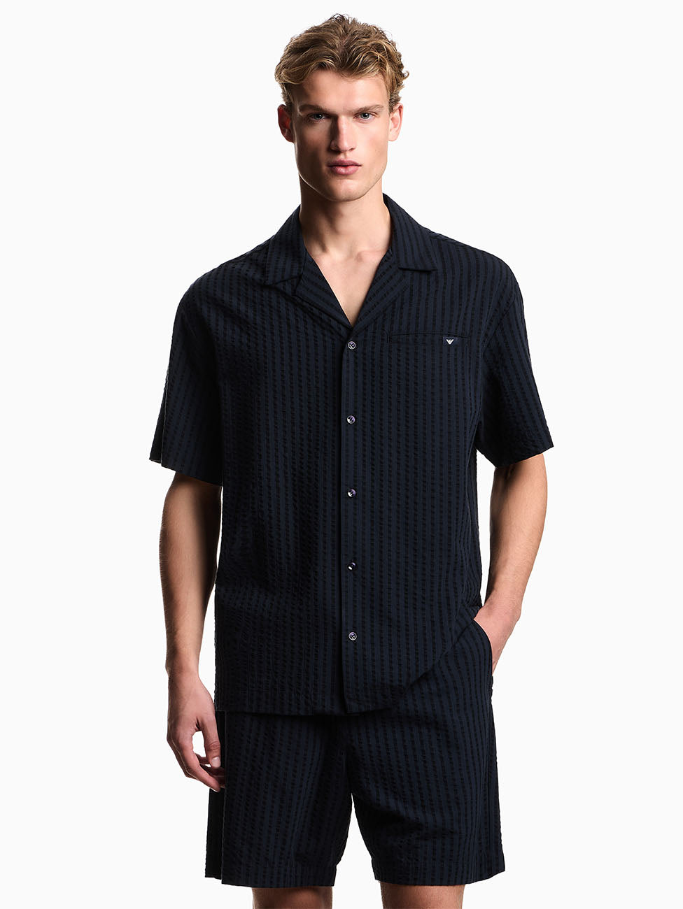 Emporio Armani Lyocell Blend Shirt