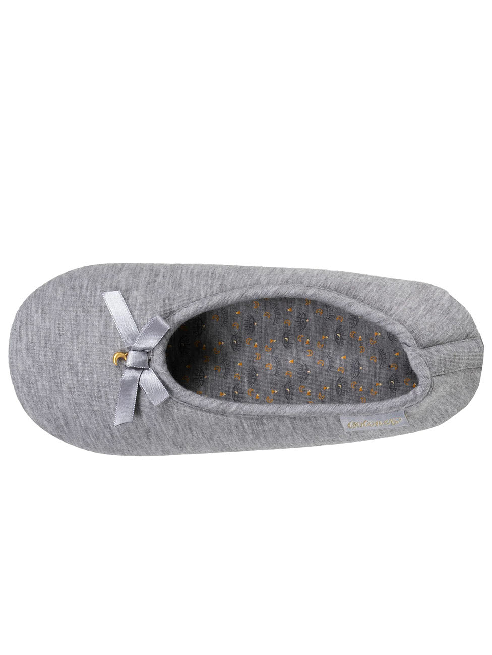 Isotoner Women's Grey Ballerina Slippers