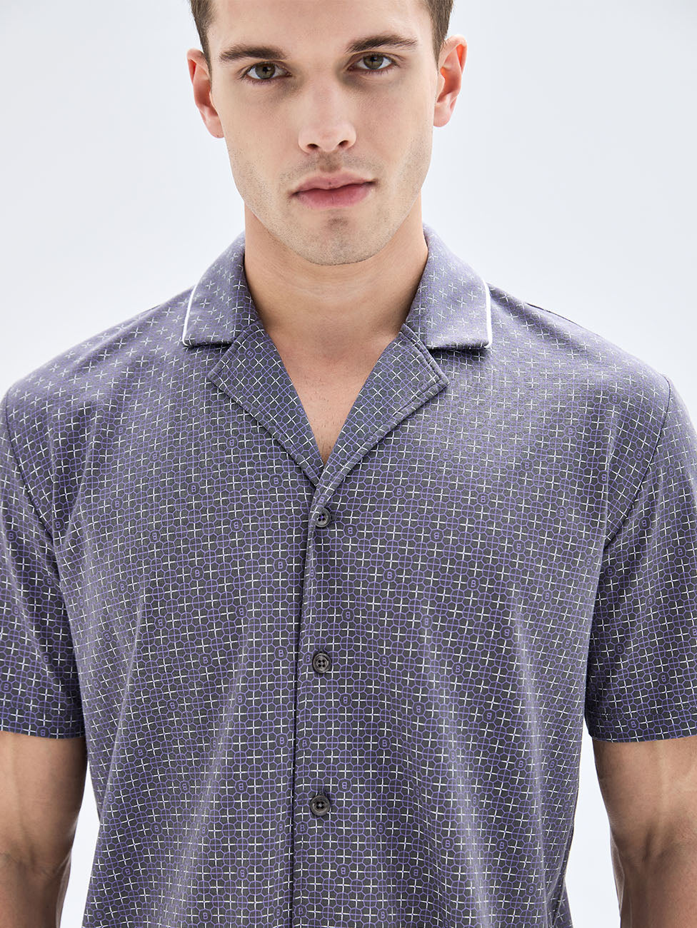 Blackspade Anthracite Micro Pattern Men's Pyjama