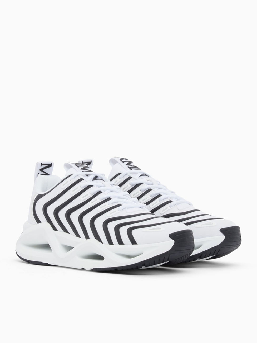 EA7 Optical White & Black Infinity Neo Sneakers