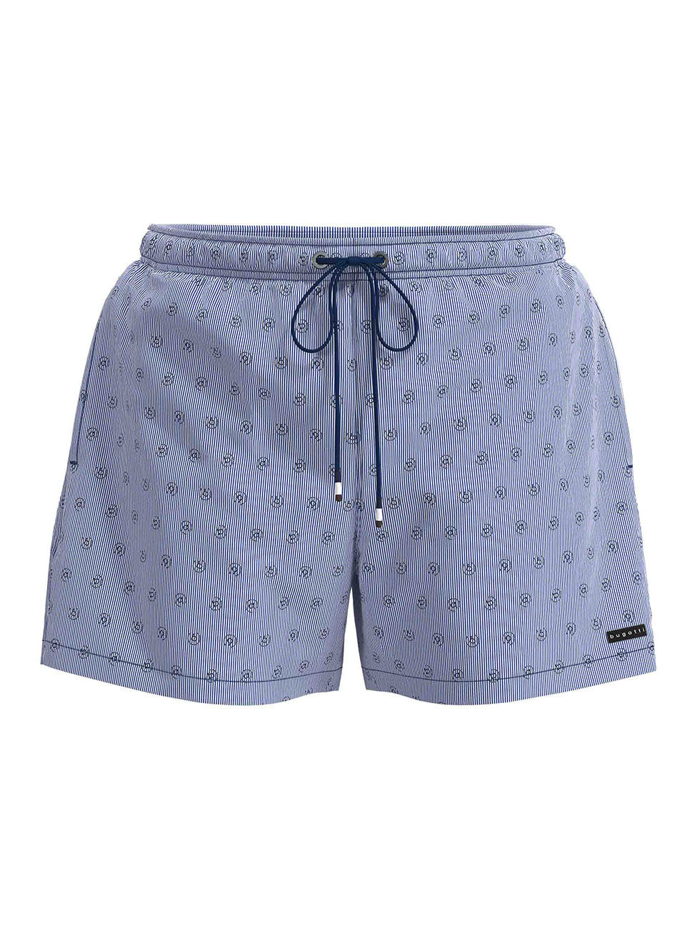 Bugatti Blue Striped Swim Shorts