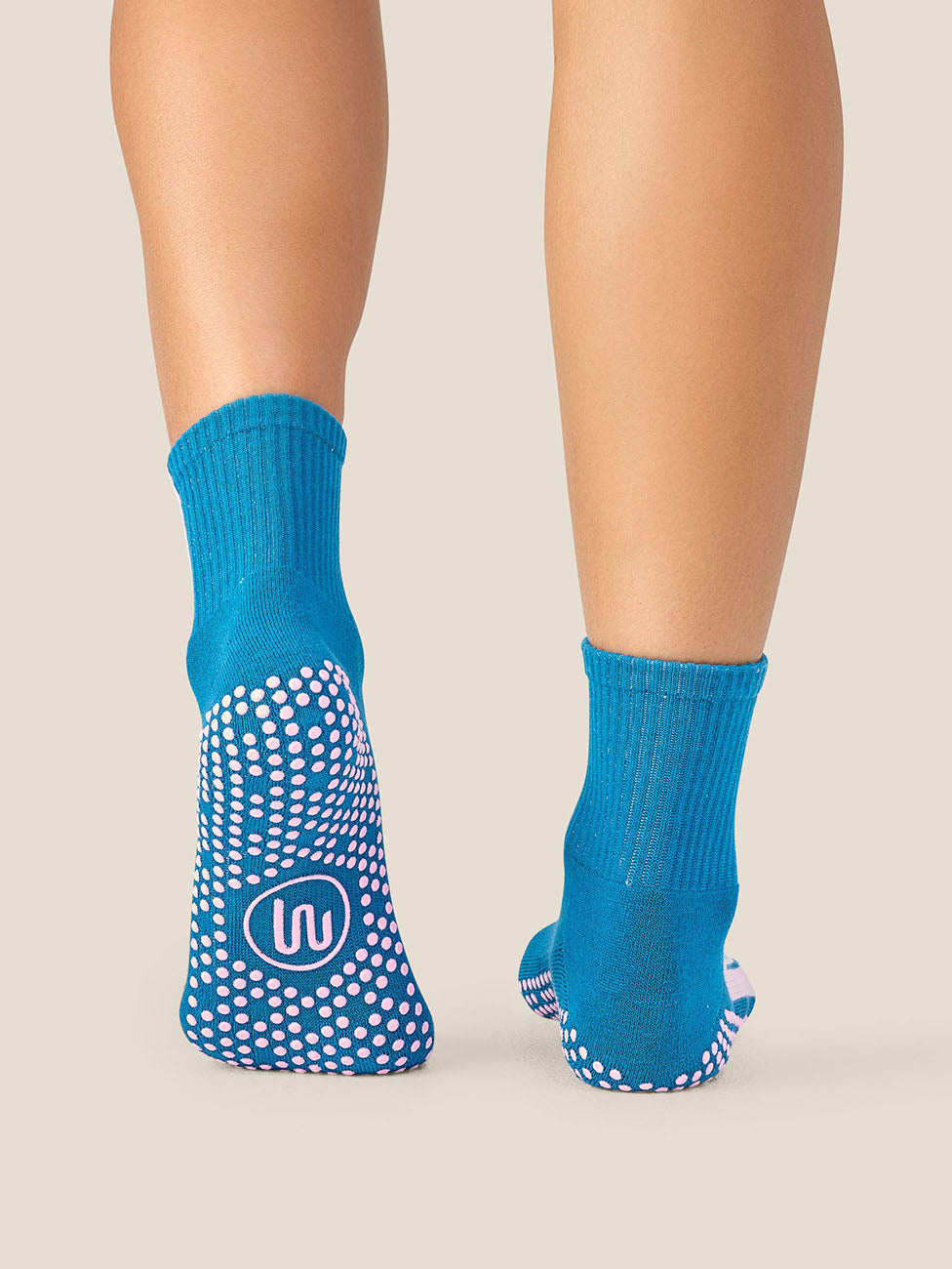 MoveActive Racer Ultra Blue  Crew Grip Socks