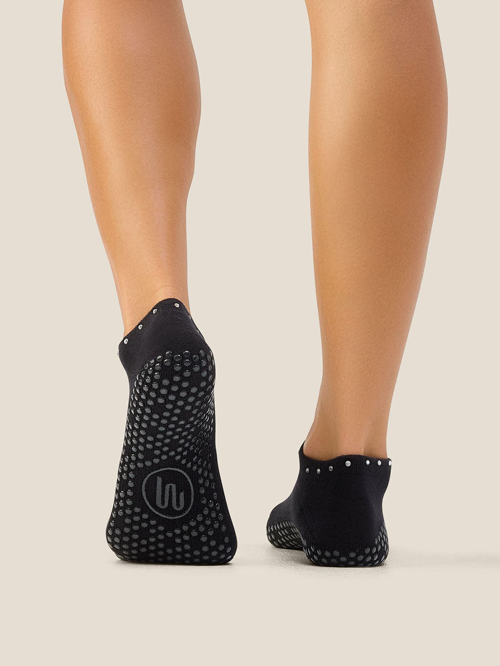 MoveActive Black  Low Rise Grip Socks