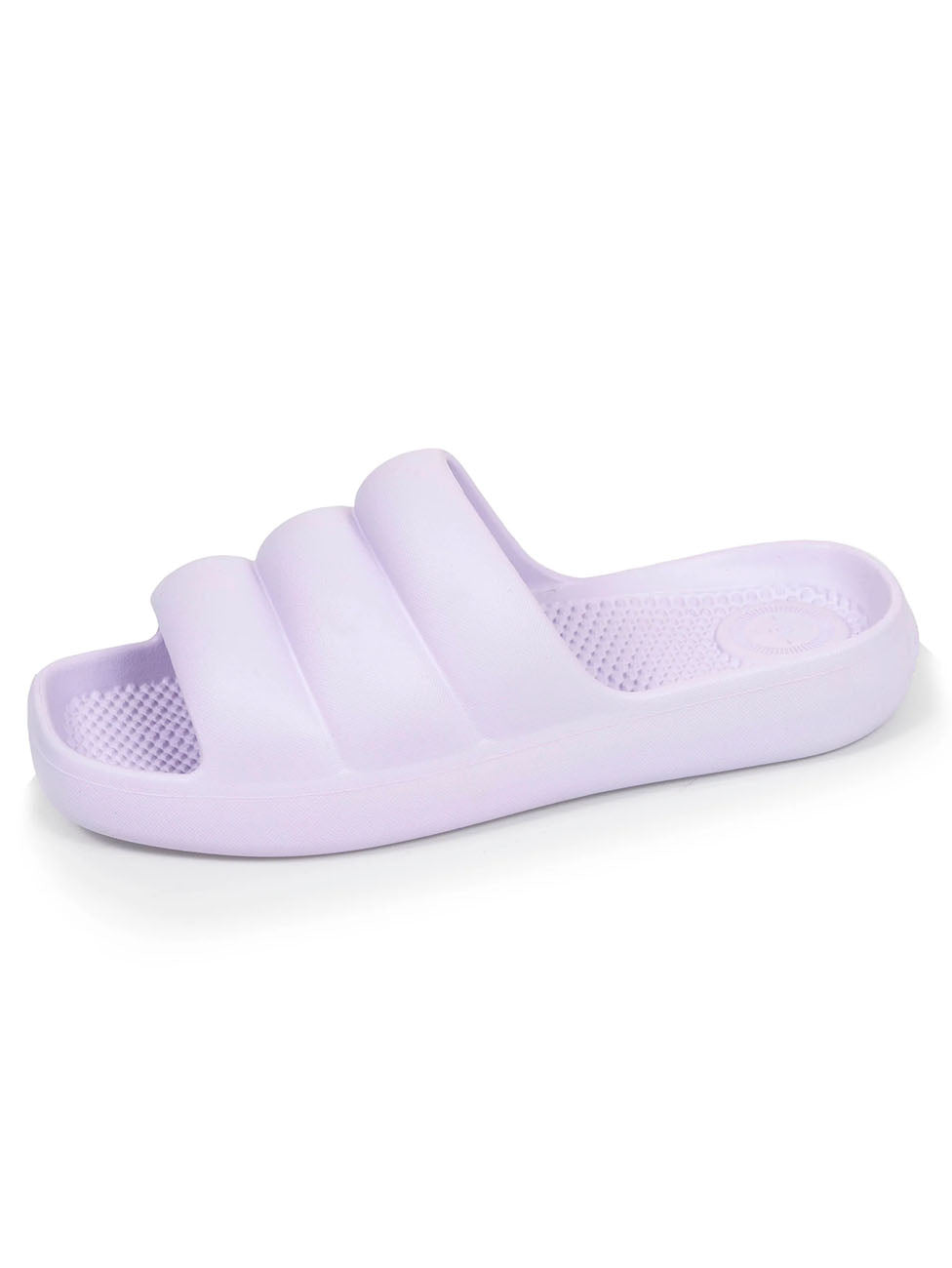 Isotoner EVERYWEAR Women's Lilac Slide Mules
