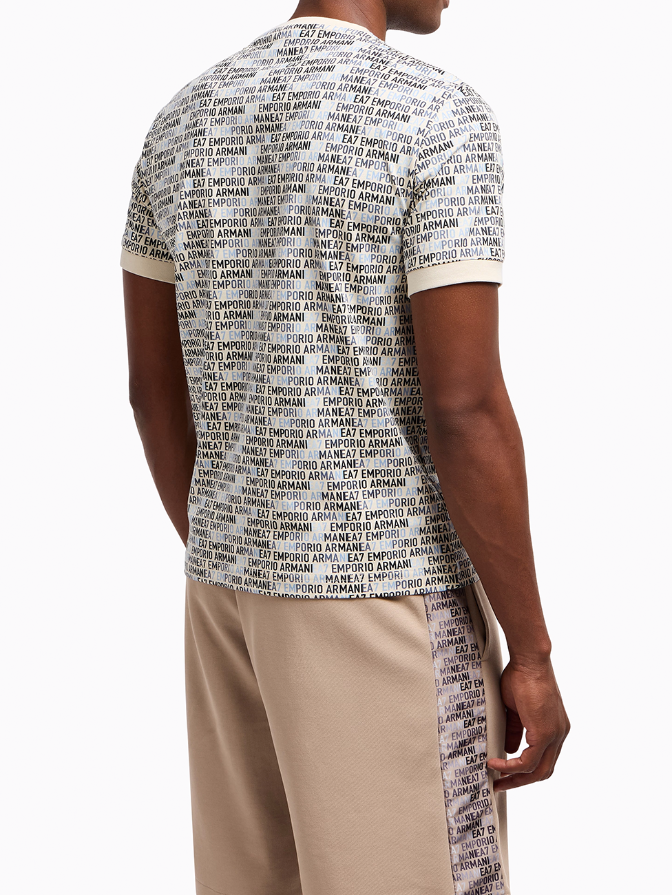 EA7 Logo Series Cotton Jersey T-Shirts