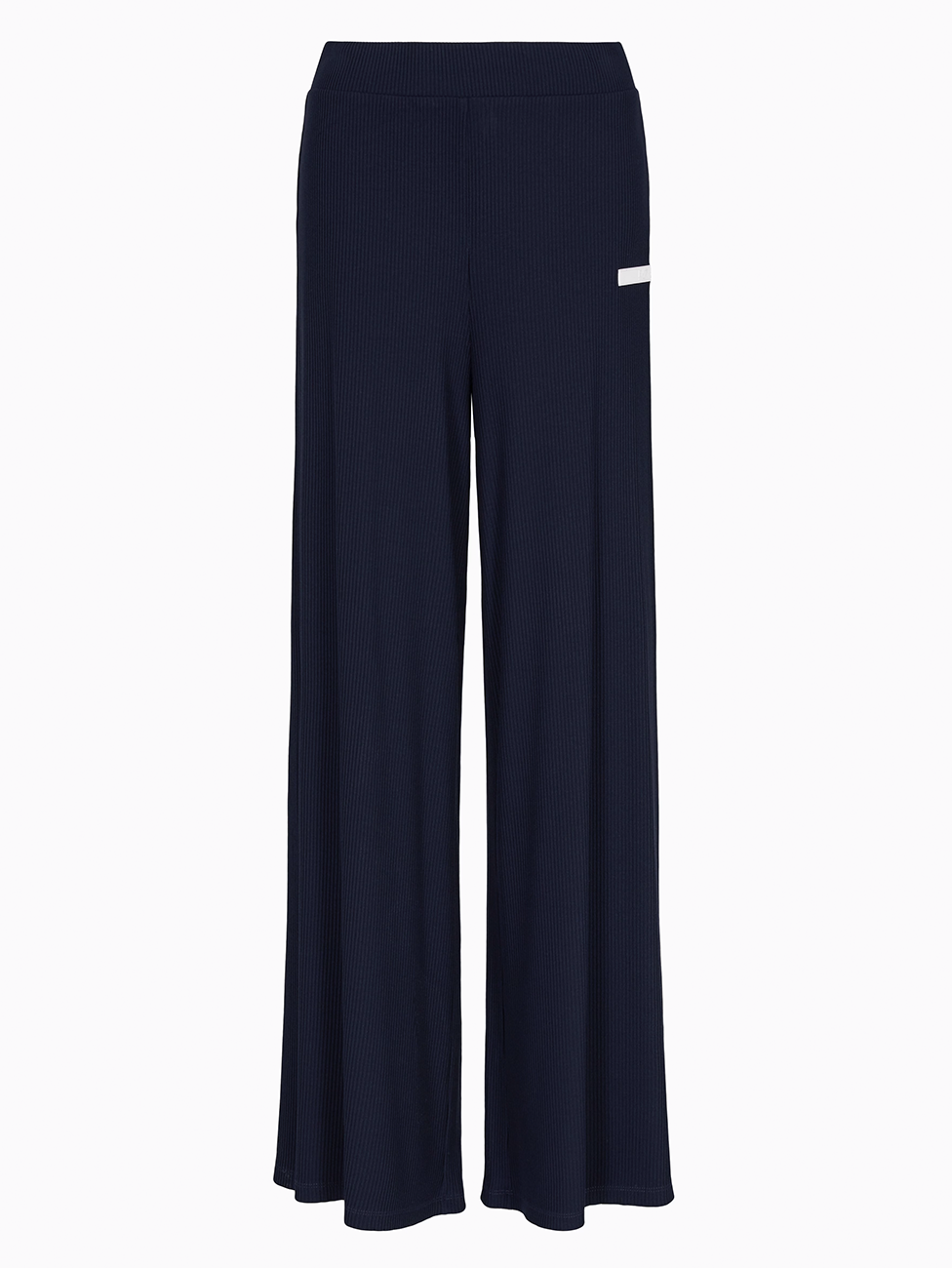 EA7 Costa Smeralda Stretch-Cotton Wide-Leg Trousers
