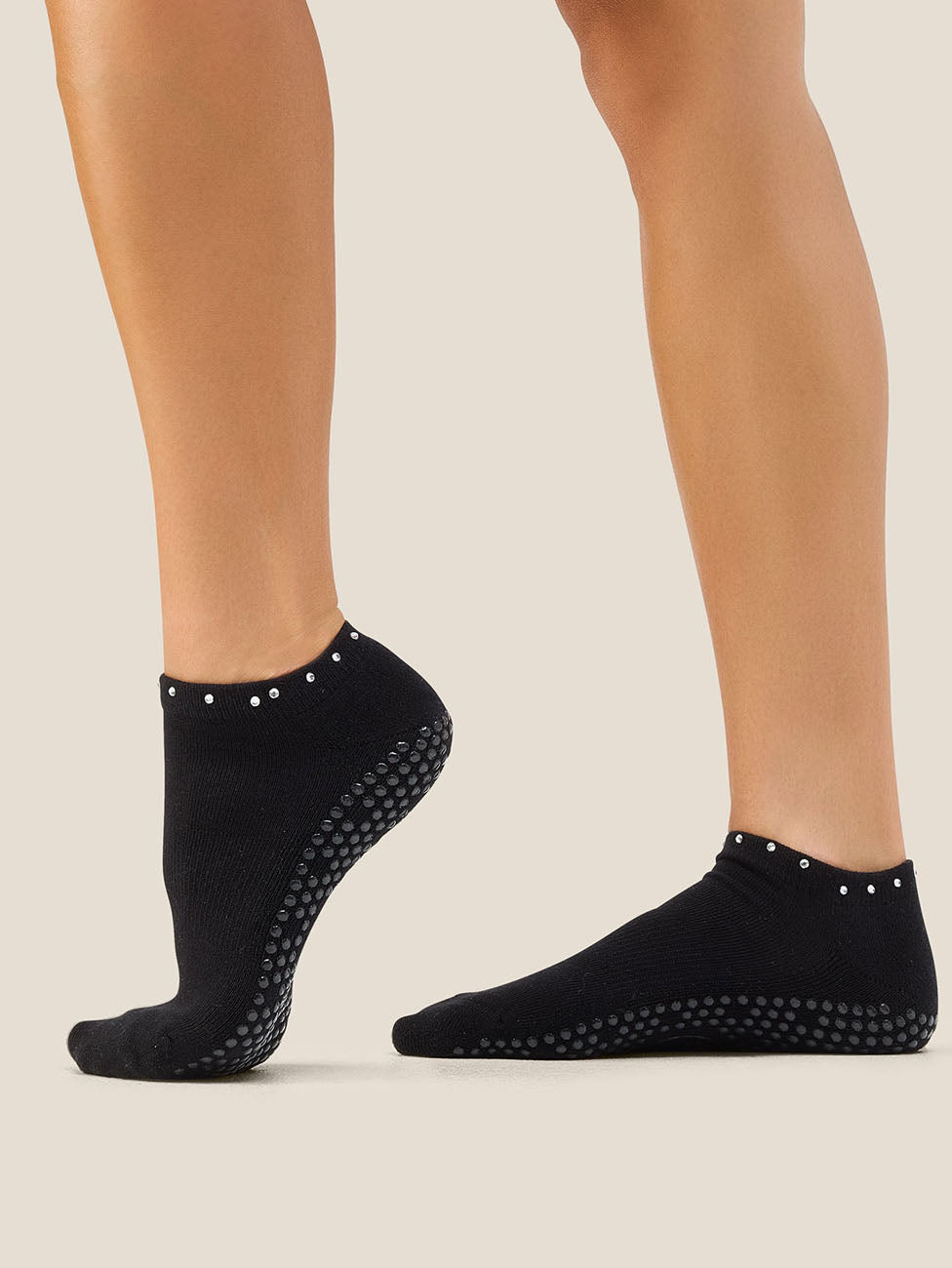 MoveActive Black  Low Rise Grip Socks