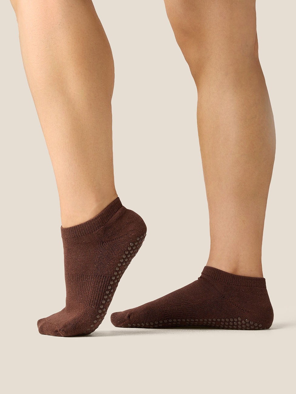 MoveActive Espresso  Low Rise Grip Socks