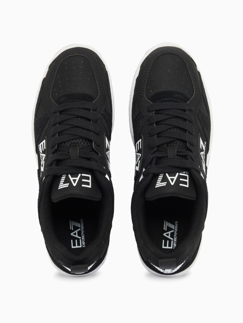 EA7 Black & White Slasher Mix Sneakers