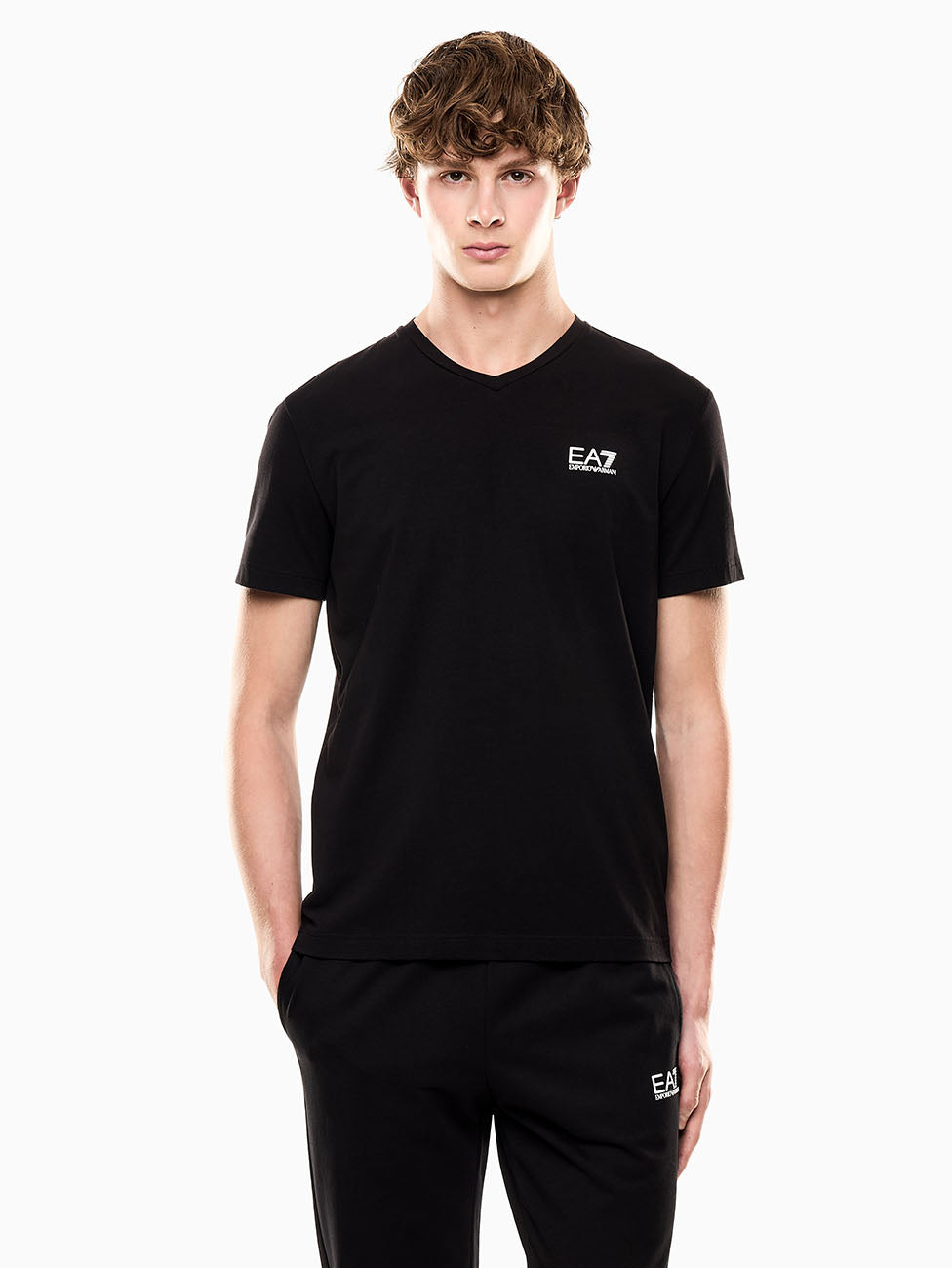 EA7 Core Identity Stretch Cotton jersey T-shirt