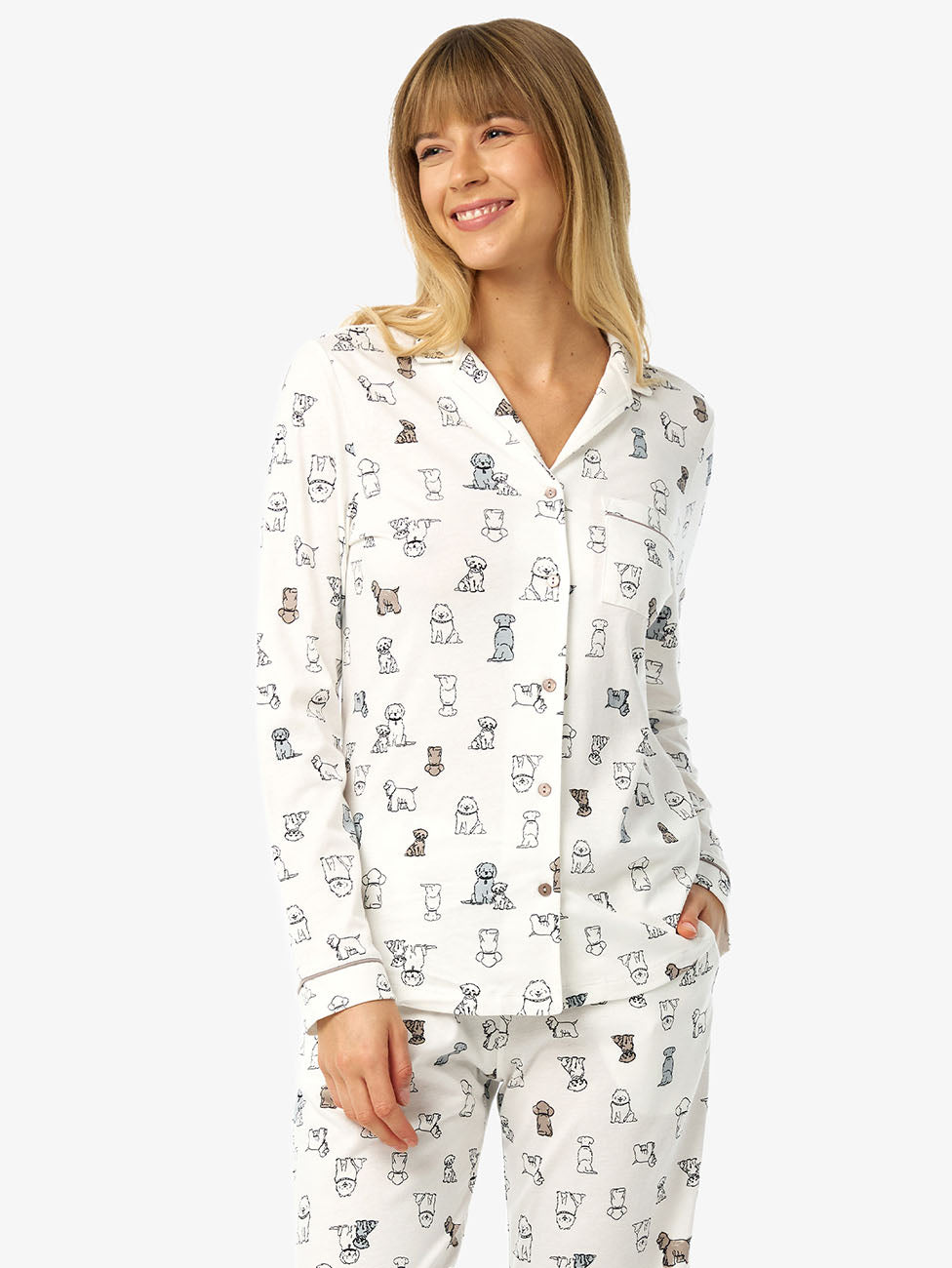 Blackspade Dog Print Women's Pyjama Set