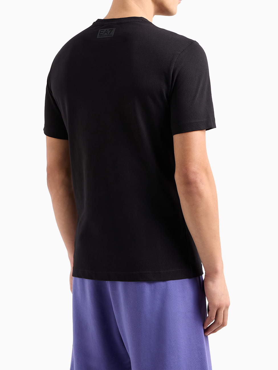 EA7 Logo Series Organic Cotton Jersey T-Shirts