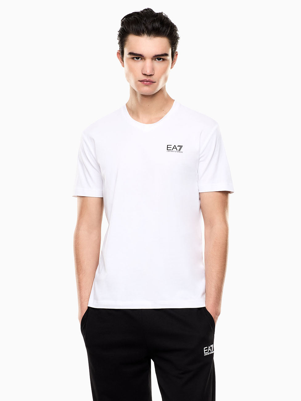 EA7 Core Identity Stretch Cotton jersey T-shirt