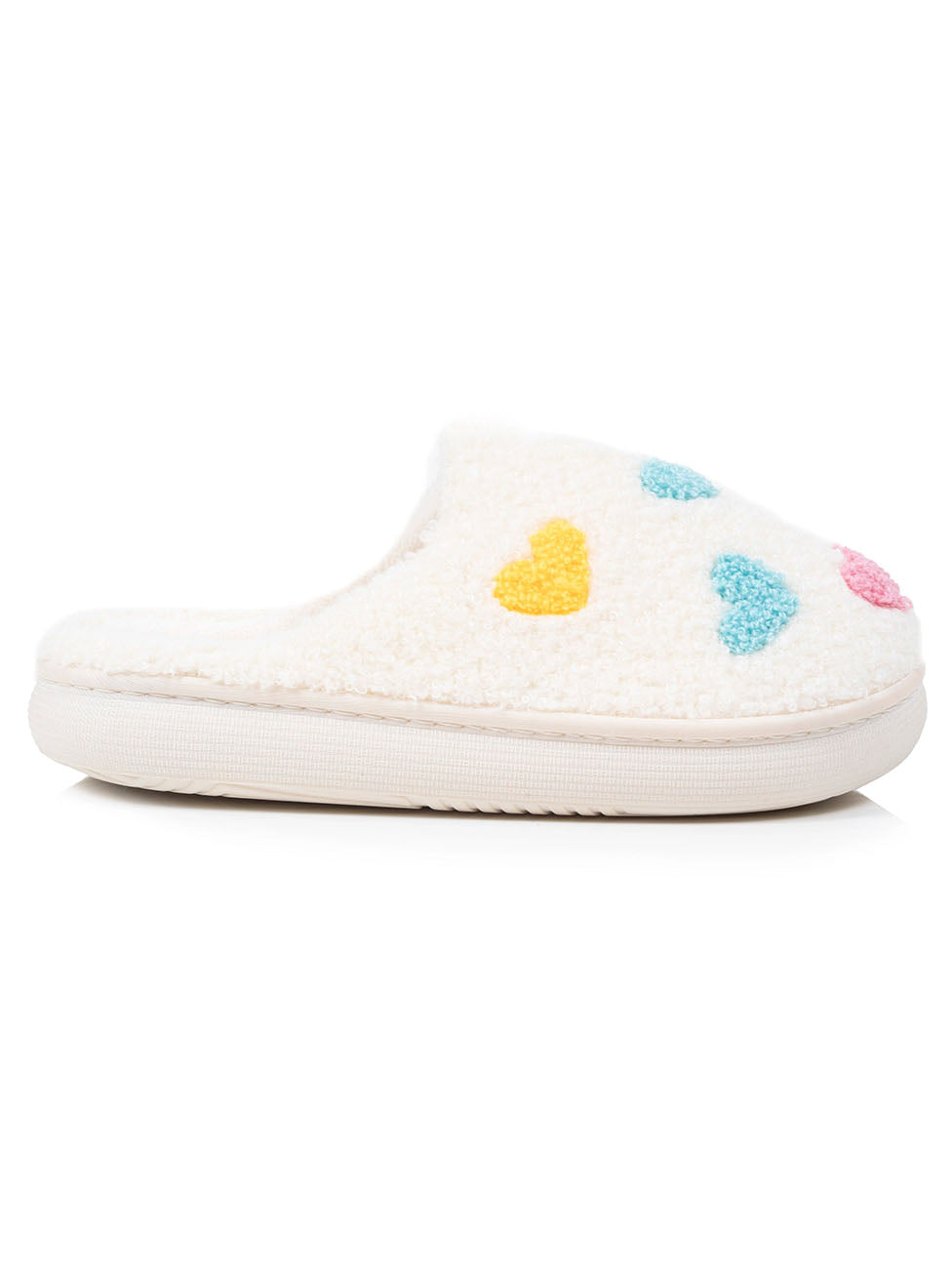 Isotoner Ivory Girls Junior BLOUP Mule Slippers