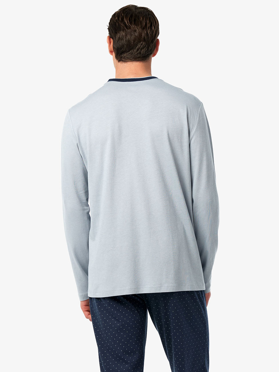 Blackspade Ice Grey Men's Long Pyjama Set