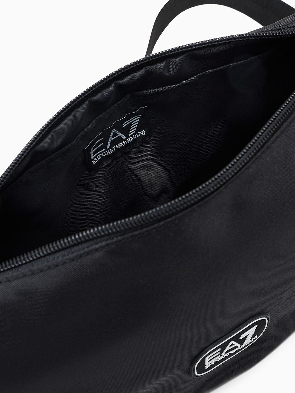 EA7 Black Carryover Sling Bag