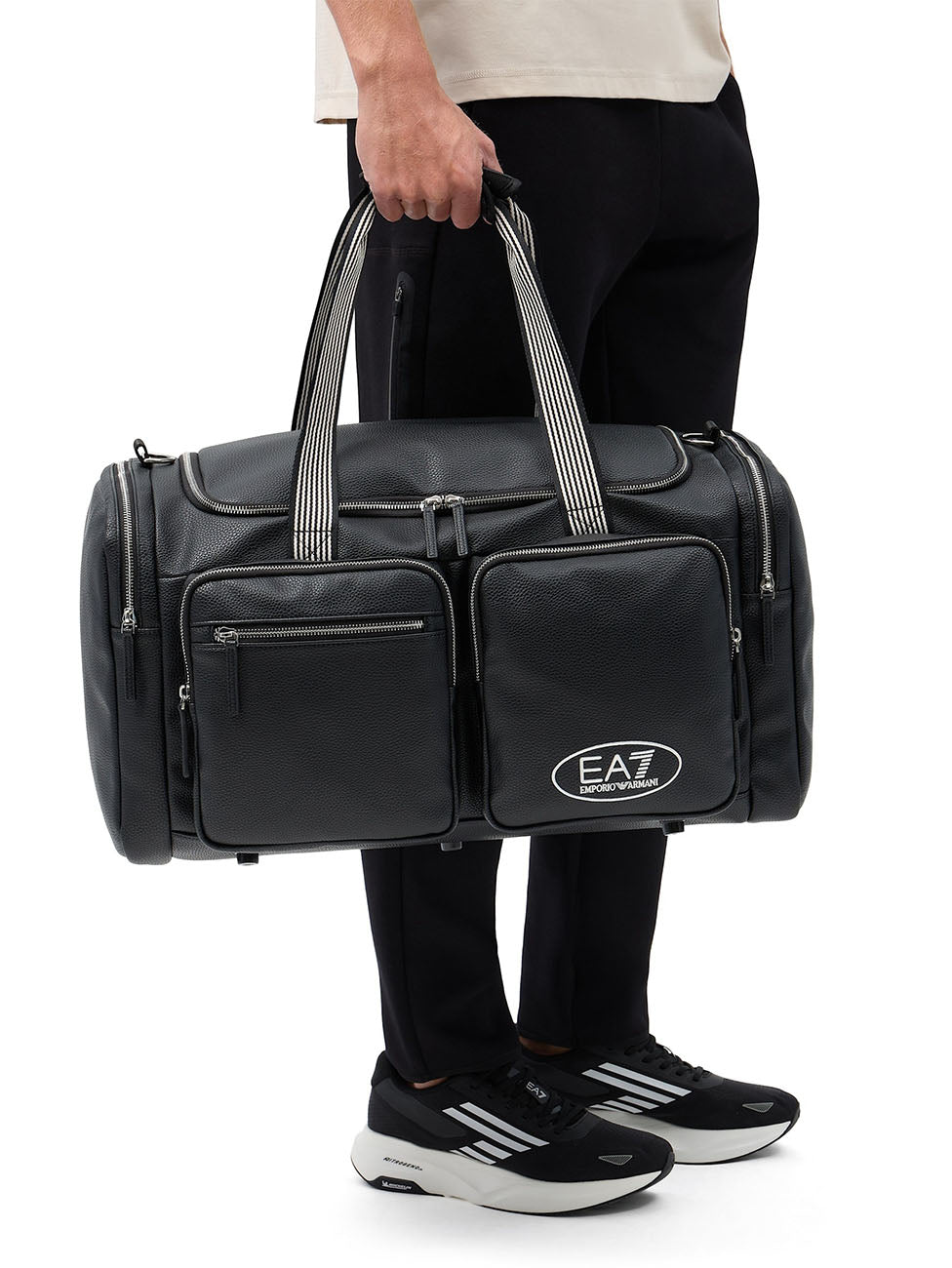 EA7 Black Tennis Pro Gym Bag