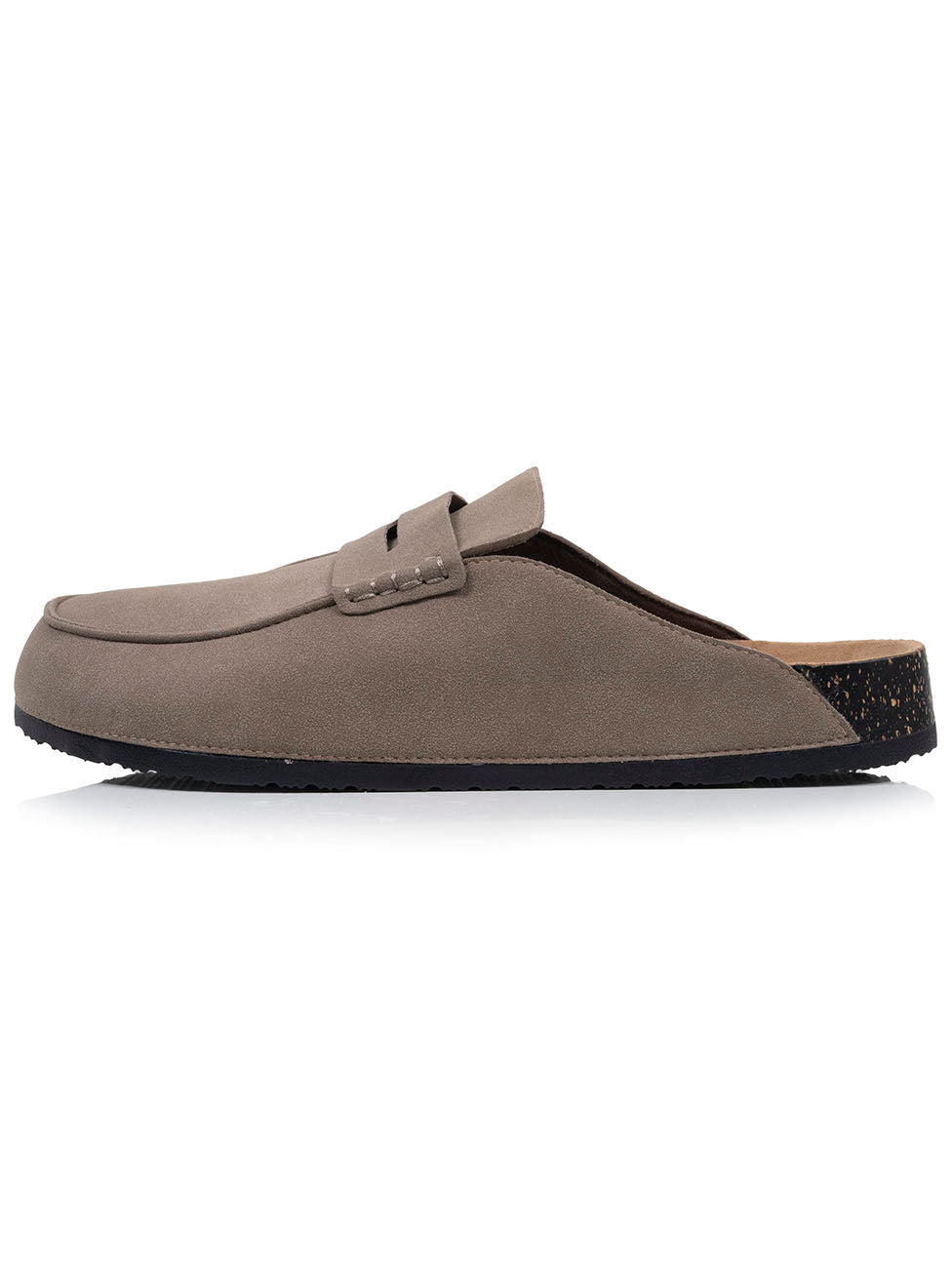 Isotoner Taupe Men's Moccasin Clogs