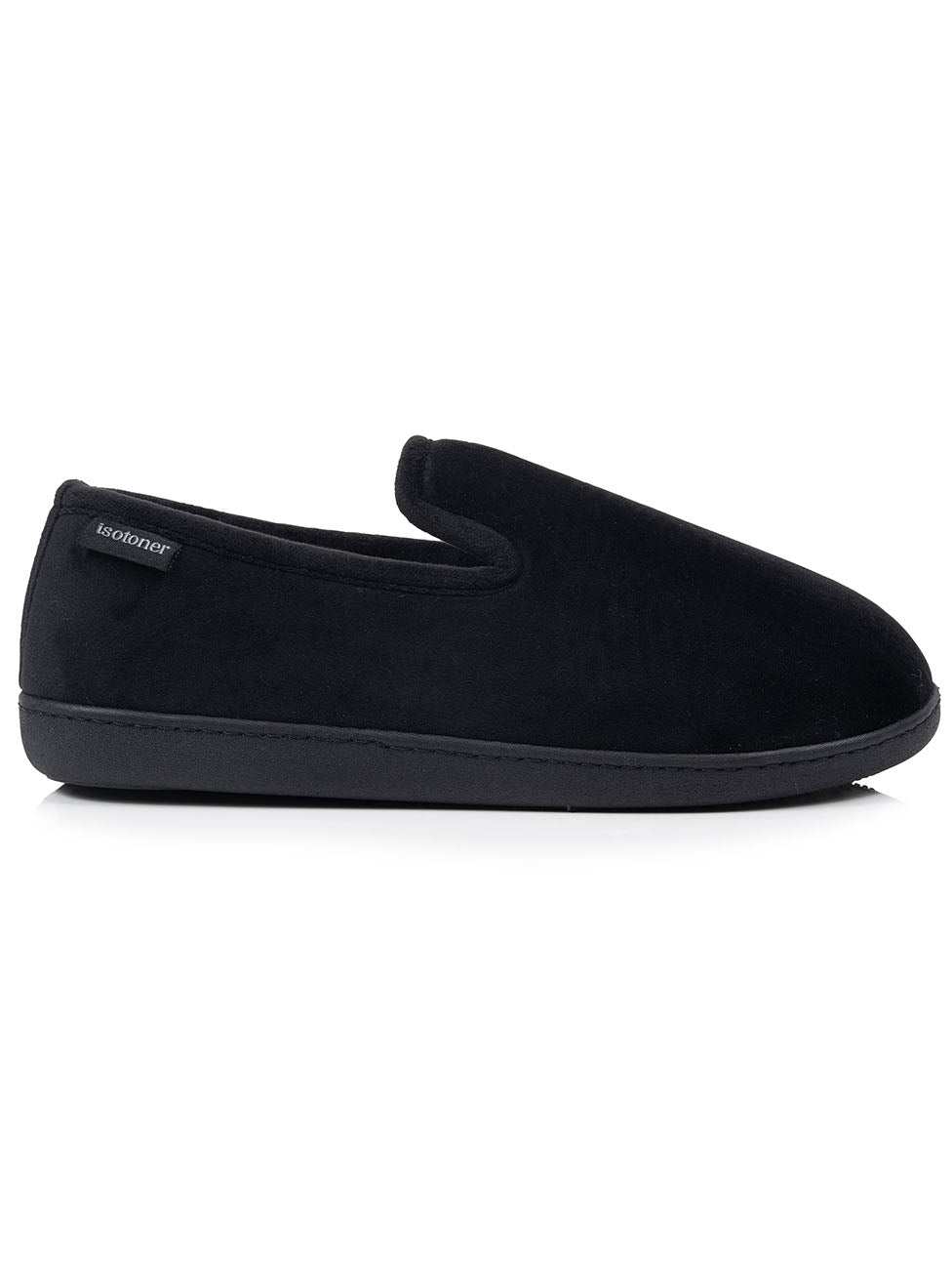 Isotoner Black Men's Charentaise Slippers