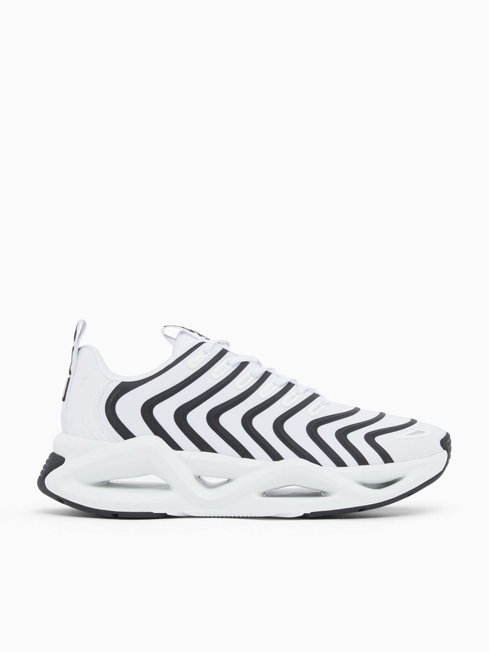 EA7 Optical White & Black Infinity Neo Sneakers