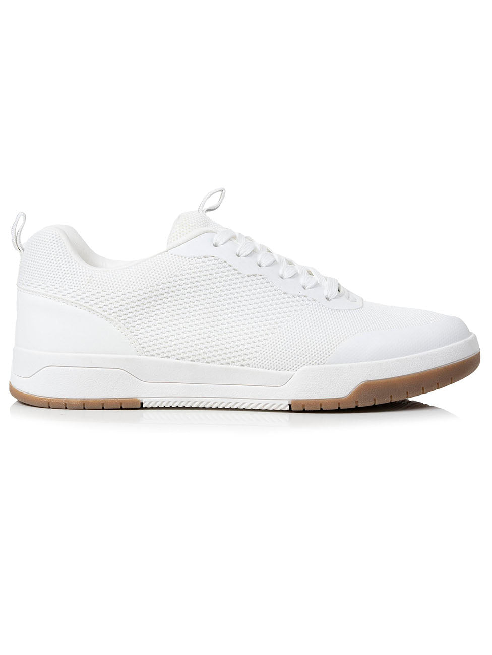 Isotoner White Men's Lace-Up Trainers