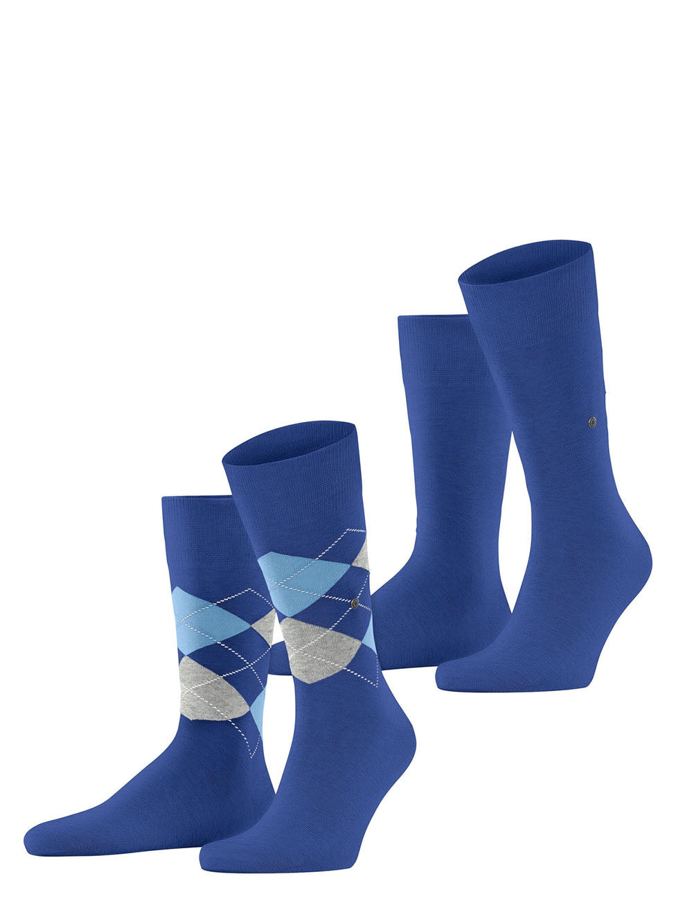 Burlington Everyday Argyle Mix Men Socks (Pack of 2)