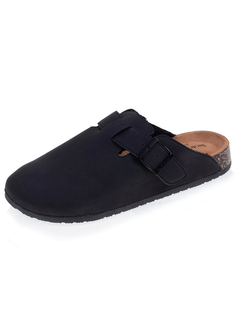 Isotoner Black Men's Lined Clogs