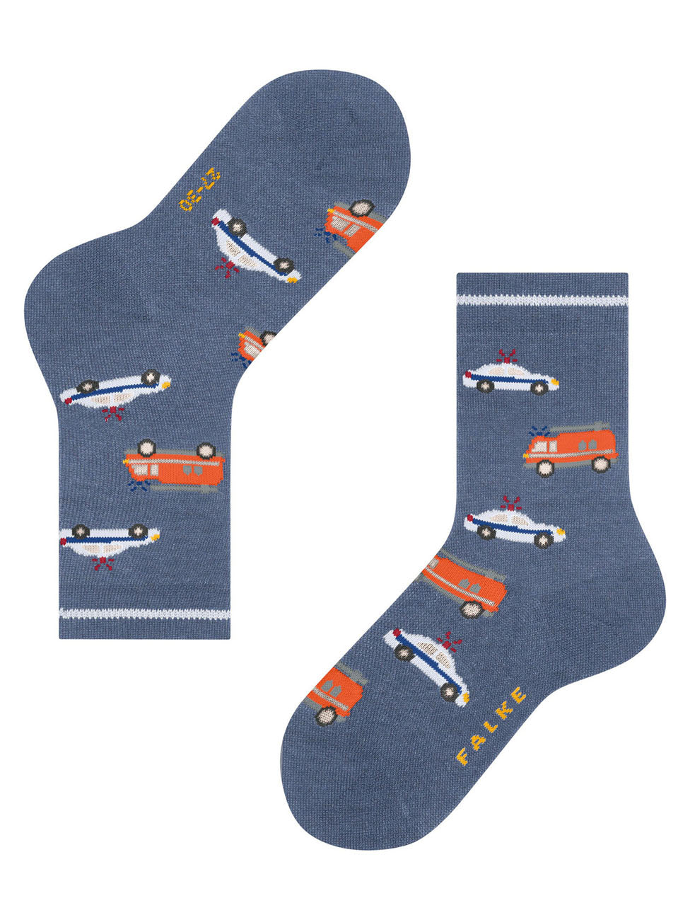 FALKE Police and Fire Cars Kids Socks