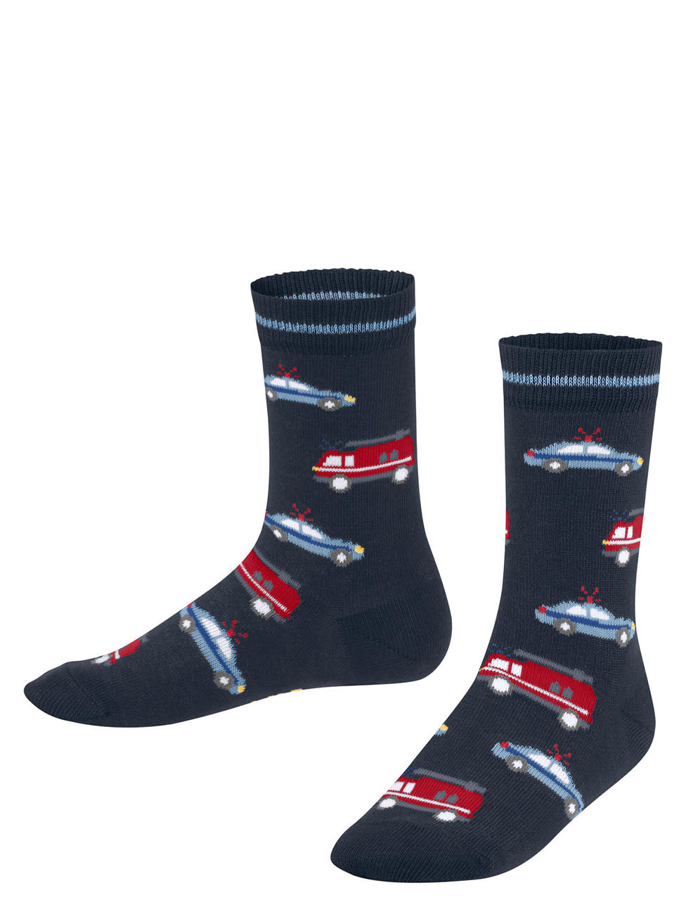 FALKE Police and Fire Cars Kids Socks