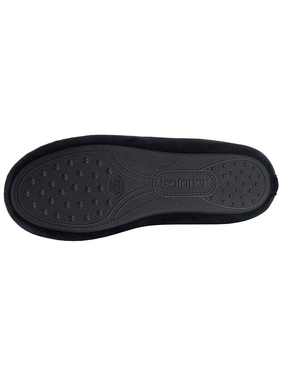 Isotoner Black Women's Ballerina Slippers