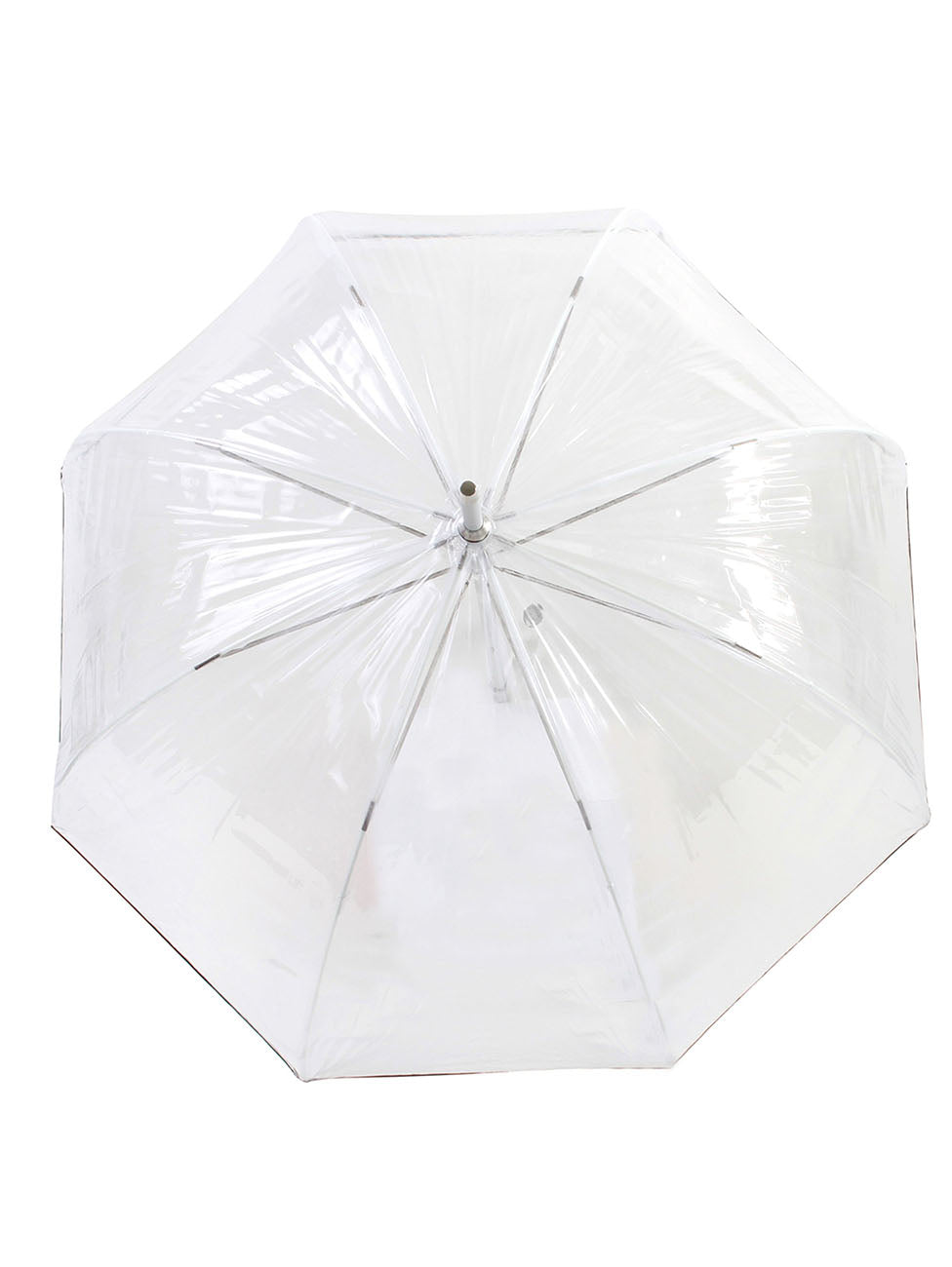 Isotoner Clear/Black Transparent Dome Umbrella