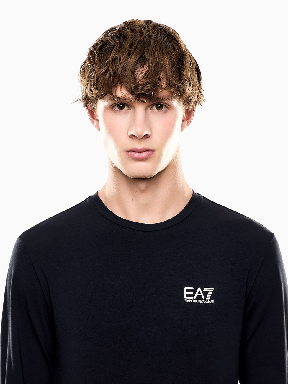 EA7 Core Identity Long-Sleeved T-Shirt