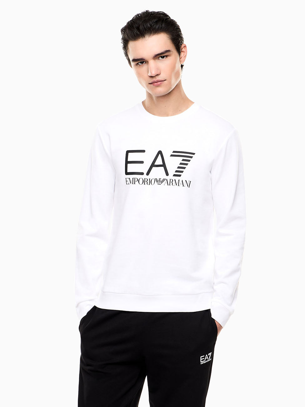 EA7 Core Identity Crew-Neck Sweatshirt