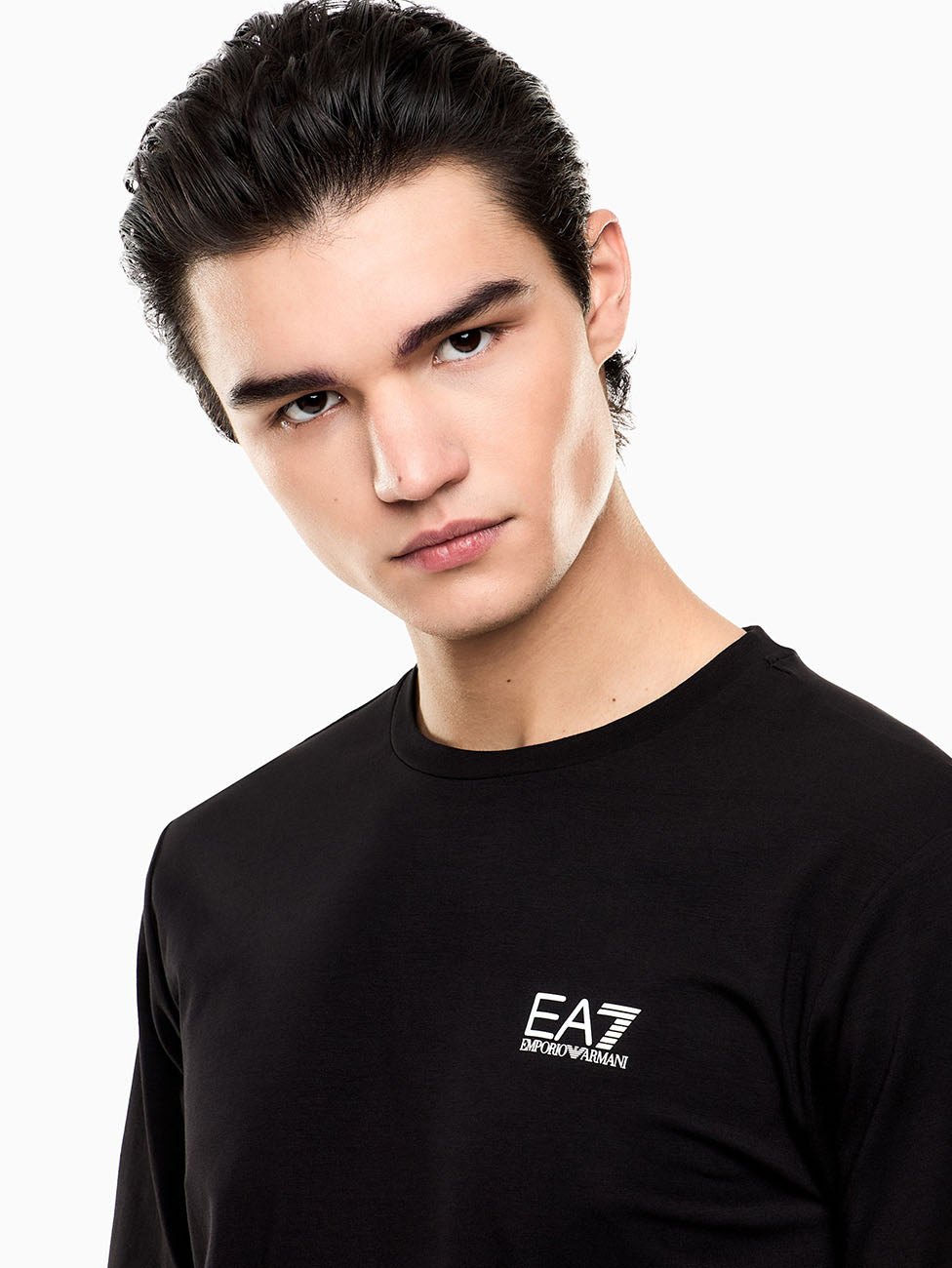 EA7 Core Identity Long-Sleeved T-Shirt