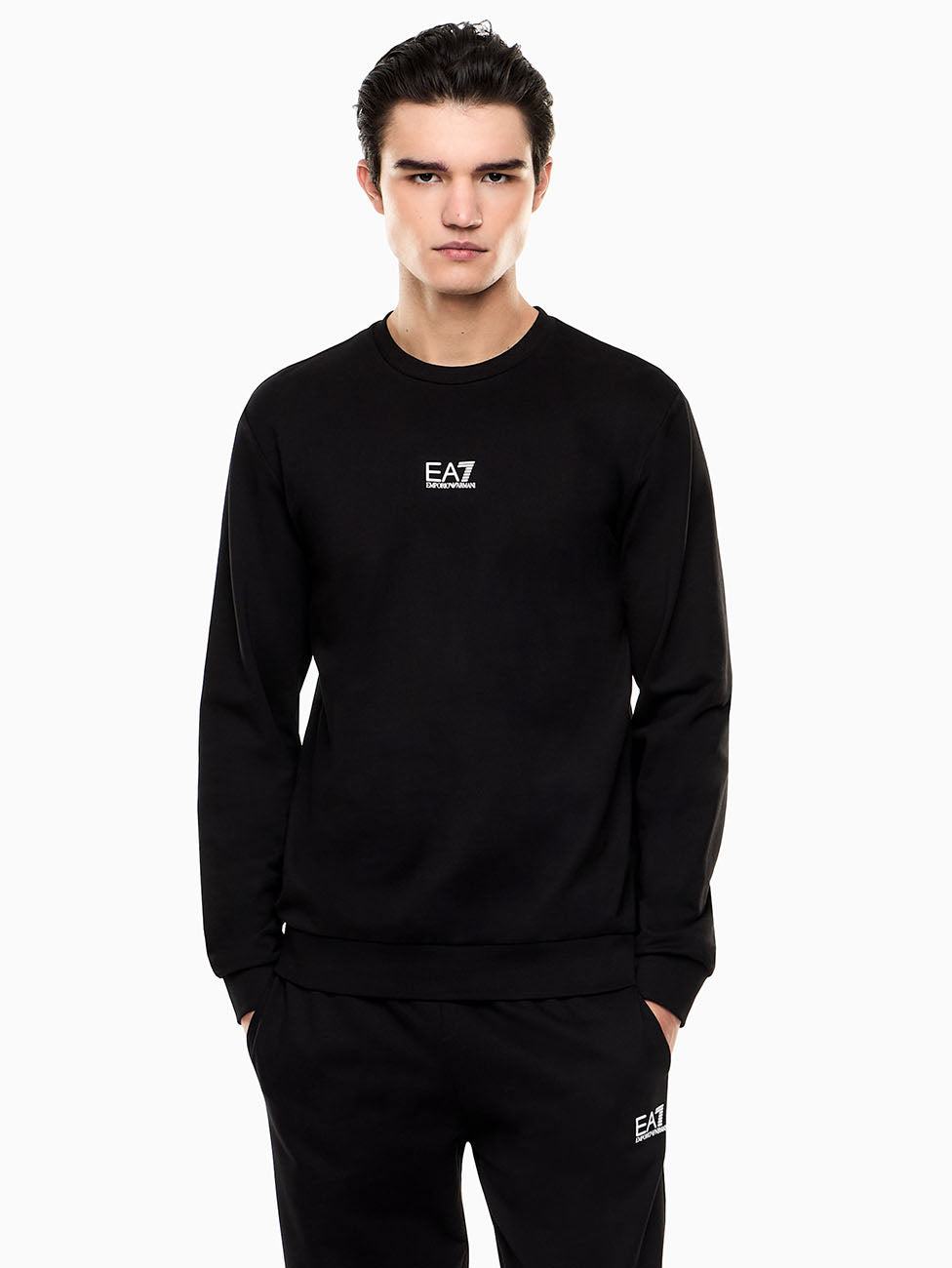 EA7 Core Identity Crew-Neck Sweatshirt