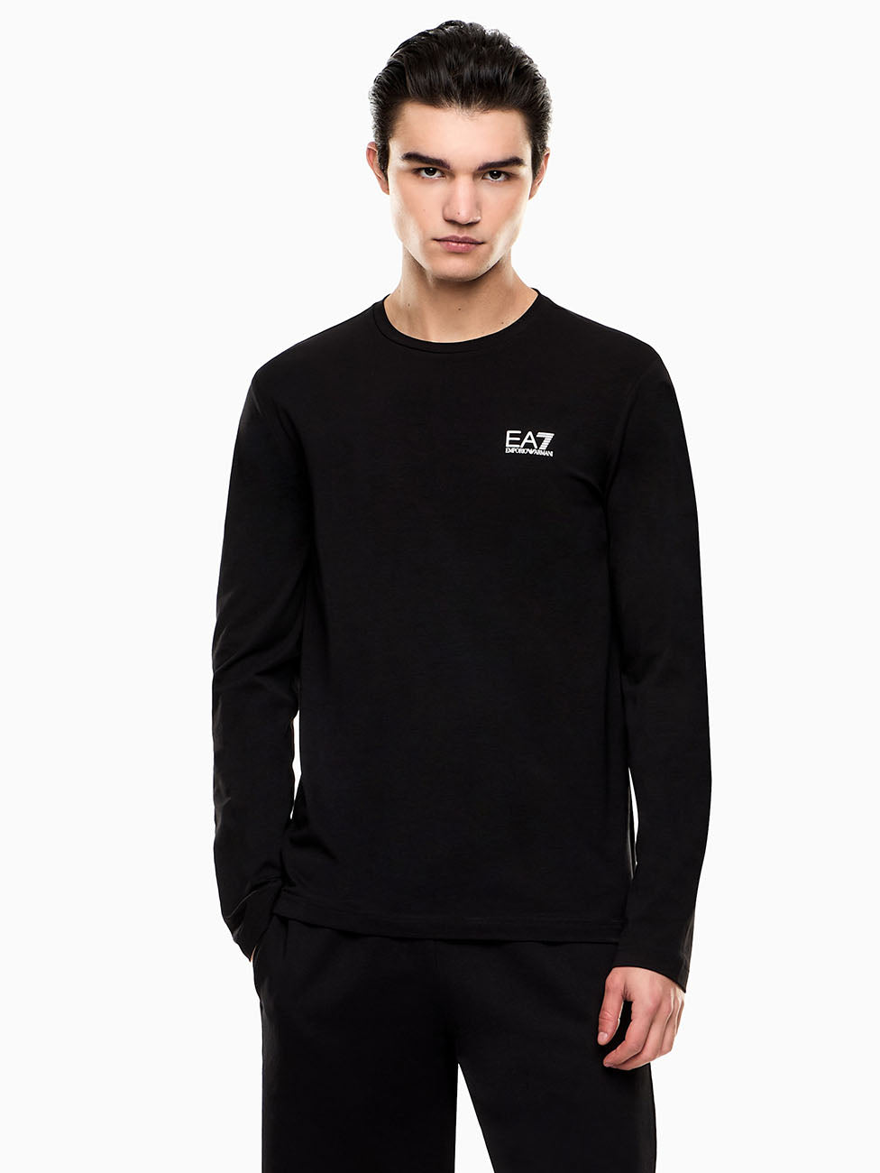 EA7 Core Identity Long-Sleeved T-Shirt