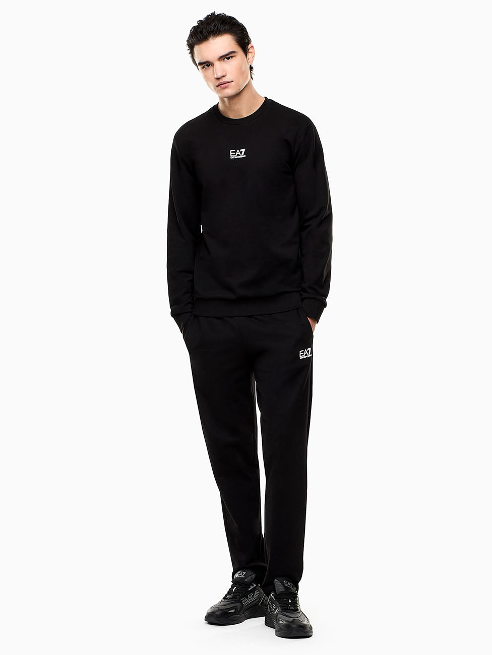 EA7 Core Identity Crew-Neck Sweatshirt