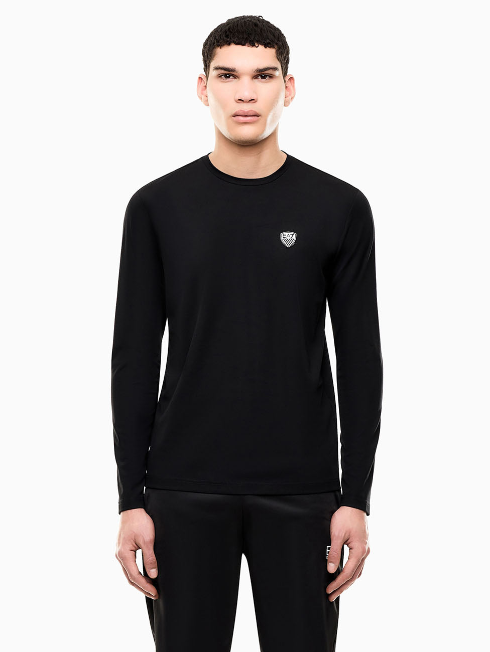 EA7 Premium Shield Long-Sleeved T-Shirt