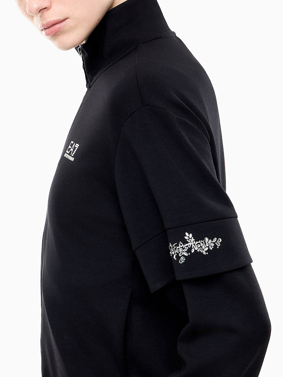 EA7 Logo Series Full-Zip Sweatshirt