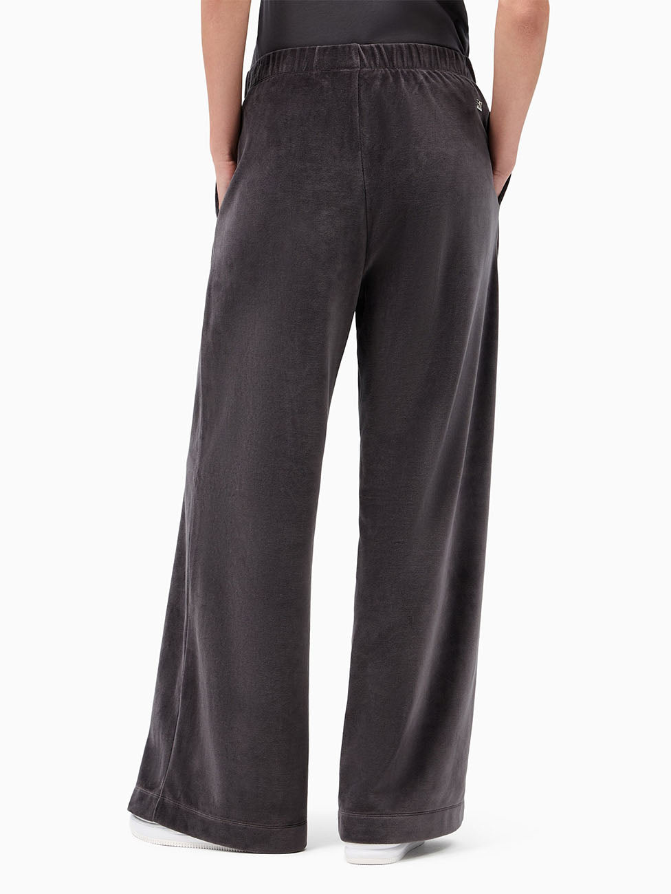 EA7 Athletic Velour Asphalt Tracksuit