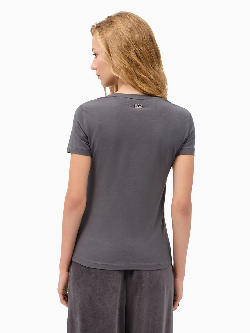 EA7 Athletic Velour Sleeveless T-Shirt
