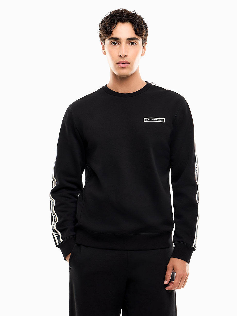 EA7 Logo Series Crew-Neck Sweatshirt