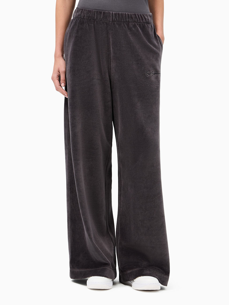 EA7 Athletic Velour Pants