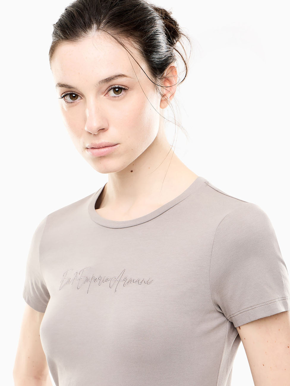 EA7 Athletic Velour Sleeveless T-Shirt