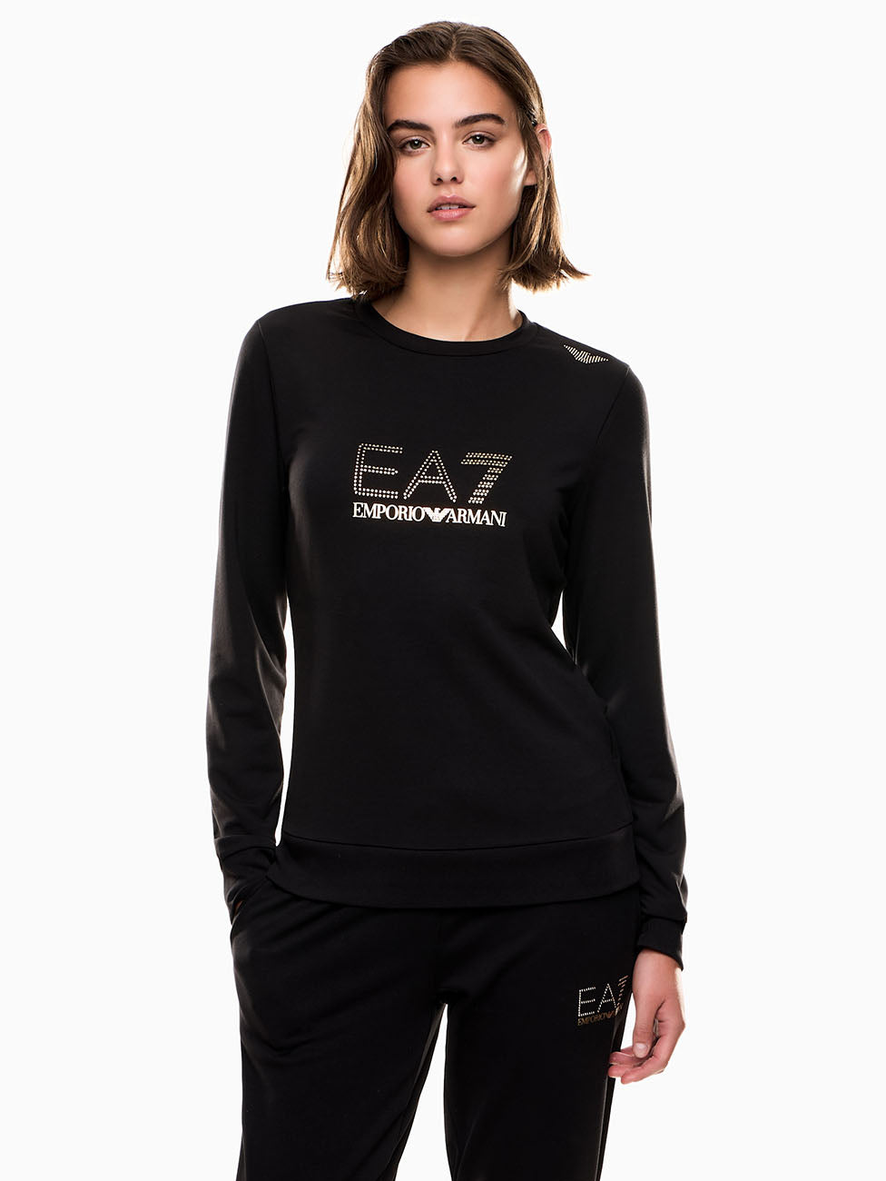 EA7 Evolution Crew-Neck Sweatshirt